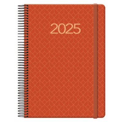 AGENDA 2025 NEWPORT DÍA PÁGINA 14 X 20 CM COLOR TEJA DOHE 12919 - 25 (Espera 4 dias)